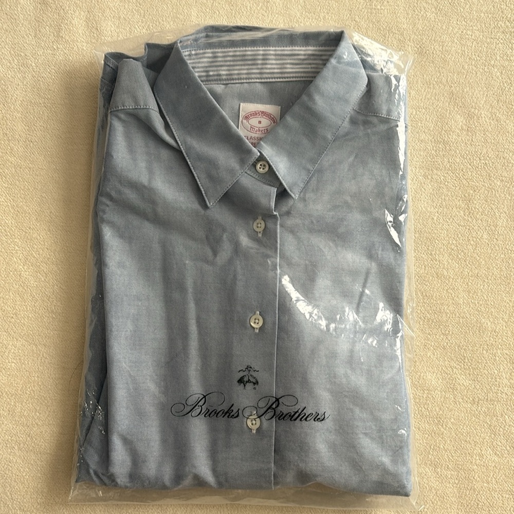 NWT Brooks Brother Supima cotton shirt Size 8